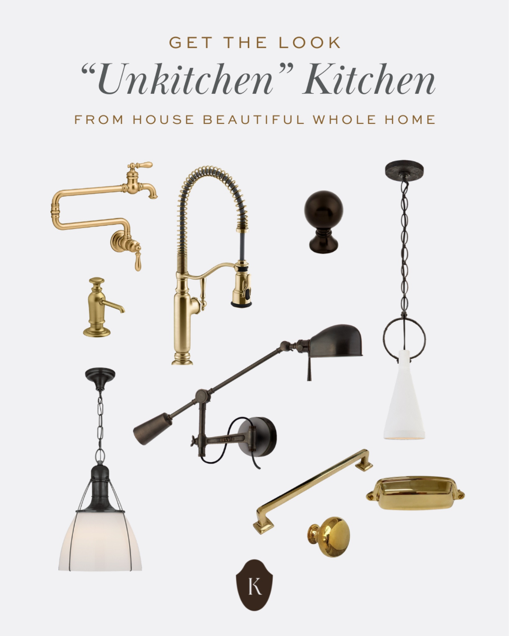 Sharing the links to our rustic modern “unkitchen” kitchen design featured in the House Beautiful 2024 Whole Home. 

#LTKHome