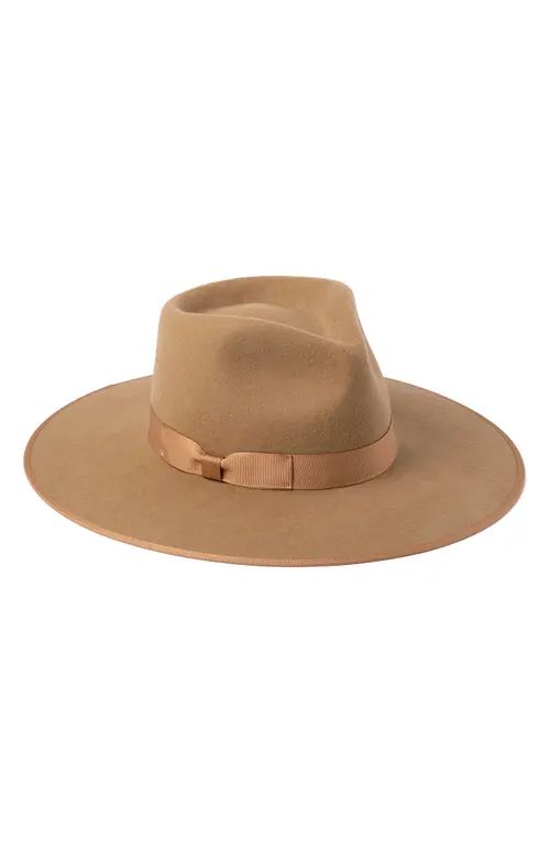 Lack of Color Rancher Wool Felt Fedora in Brown at Nordstrom, Size Medium | Nordstrom