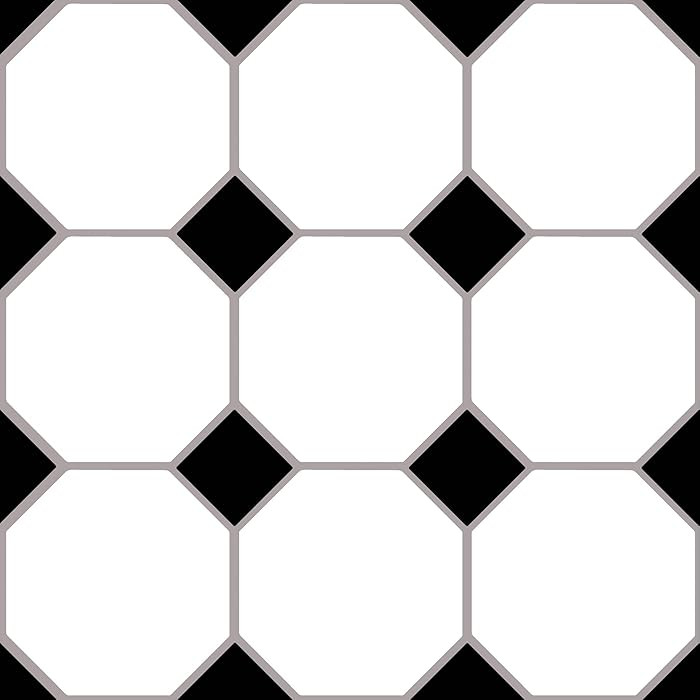 FloorPops Hudson Peel & Stick Floor Tiles, Black | Amazon (US)