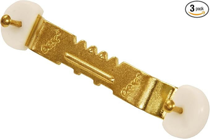 OOK 533862 ReadyNail Sawtooth Hanger, Picture Hanger, Gold Finish, Brass (3-Count) | Amazon (US)