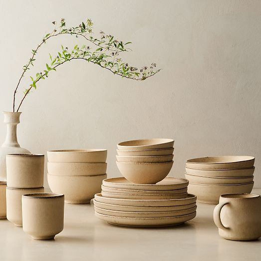 Kanto Stoneware Dinnerware Collection | West Elm (US)
