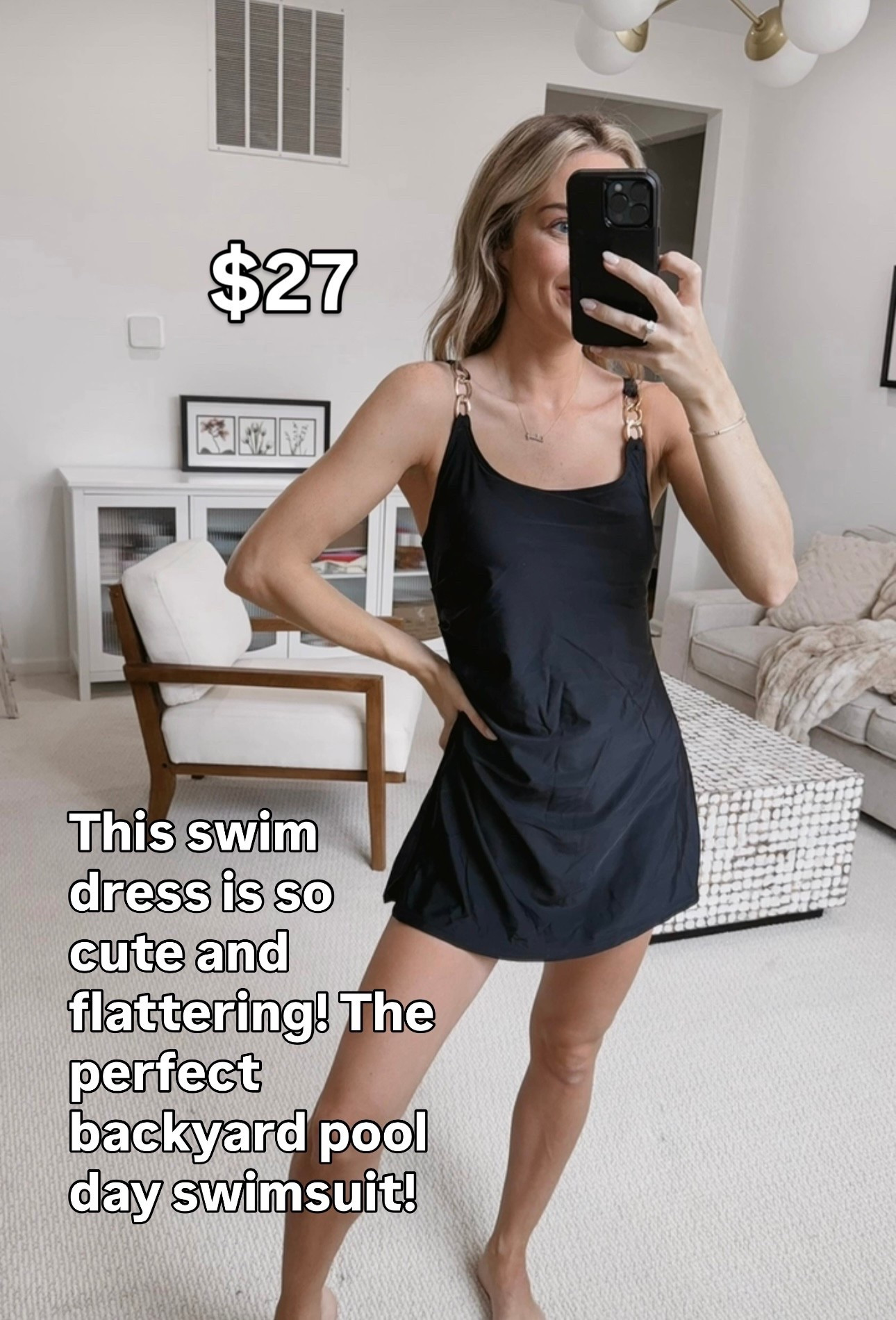 Loving this swim dress! The perfect swimsuit for those backyard pool days! 

#Walmart #WalmartPartner #WalmartFinds