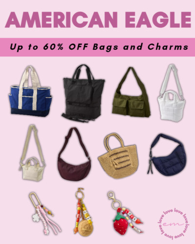 Omg if you’ve been looking for a new summer bag, you have to check this out! They have the cutest canvas, straw, and sporty styles for up to 60% off right now. You also have to look at the bag charms, adding one is so cute and fun! american eagle, tote bags, cute charms, summer 

 #LTKootd #LTKSaleAlert