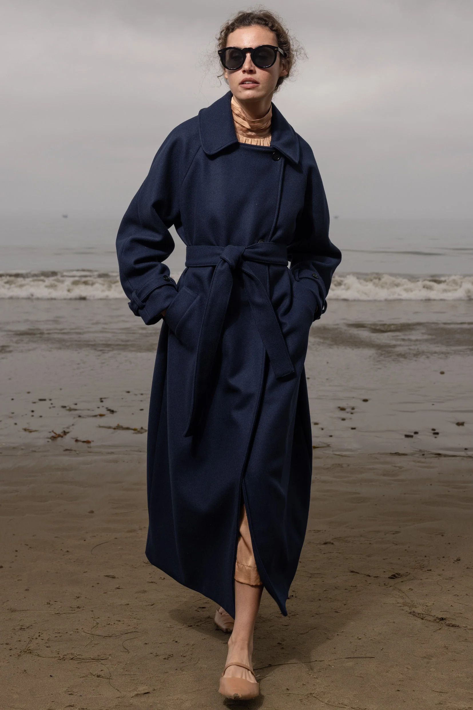 Fog Coat - Deep Sea | Heidi Merrick