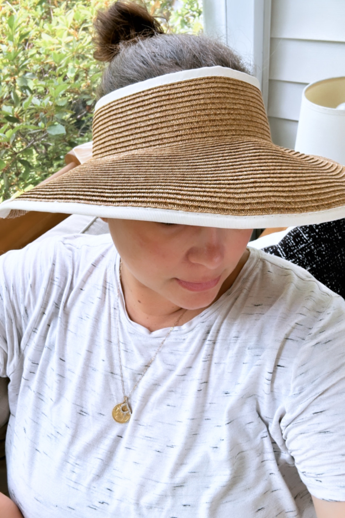 Straw Visor 

#LTKSeasonal