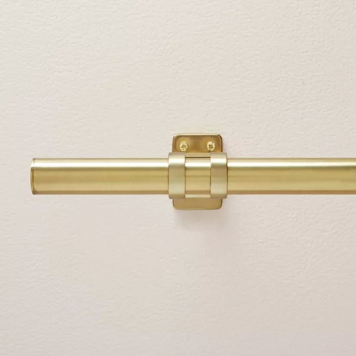 Classic Curtain Rod with Antique Brass Finish - Hearth & Hand™ with Magnolia | Target