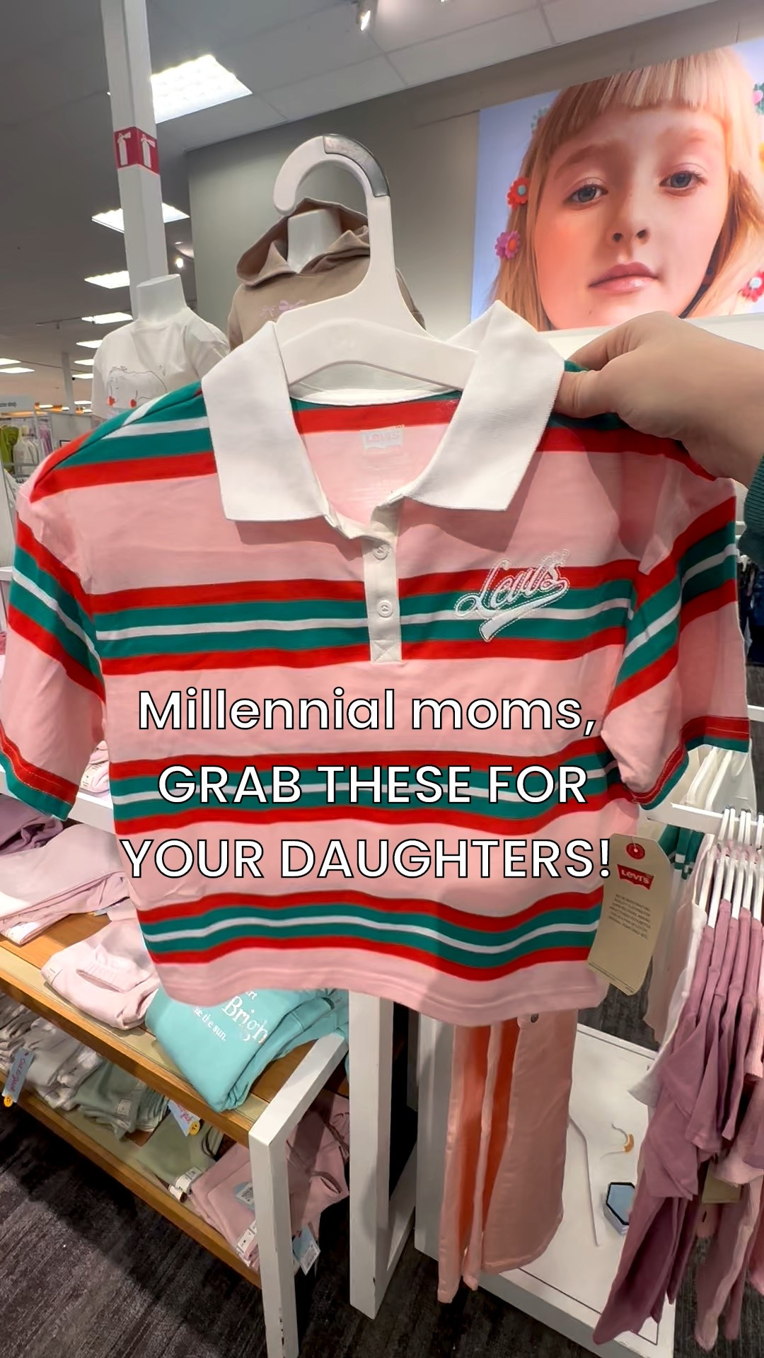 It's giving 90's polo and I can't wait for my daughter to open it on Christmas 🤩 

Grab one for the girlies in your life! 😍

#90sttrends #polo #levis #littlegirls #girls 

#LTKGiftGuide #LTKKids