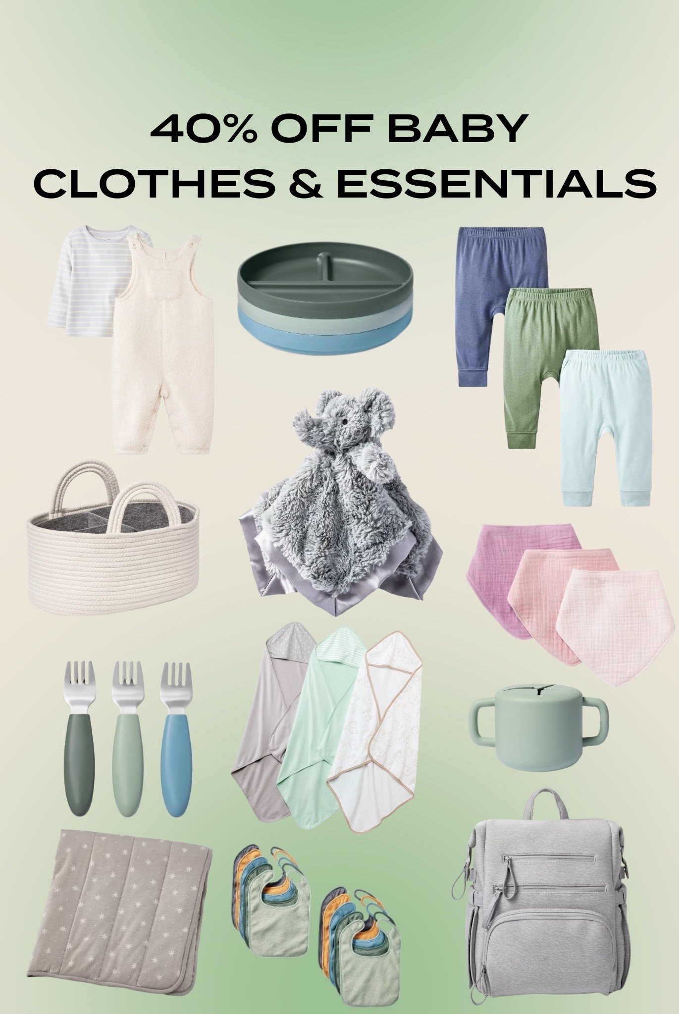 40% off baby clothes and essentials TODAY ONLY!

#LTKSaleAlert #LTKBaby #LTKHoliday