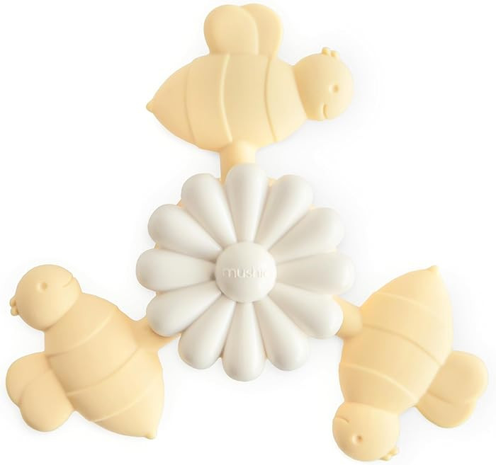 mushie Bee Suction Spinner Toy | Toddler Sensory Toys for Bath & Play | Amazon (US)