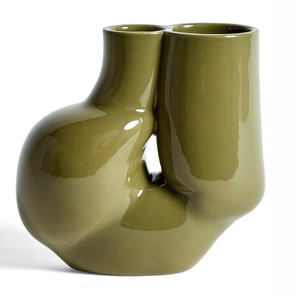 HAY WS Chubby Vase - Olive | Coggles (Global)