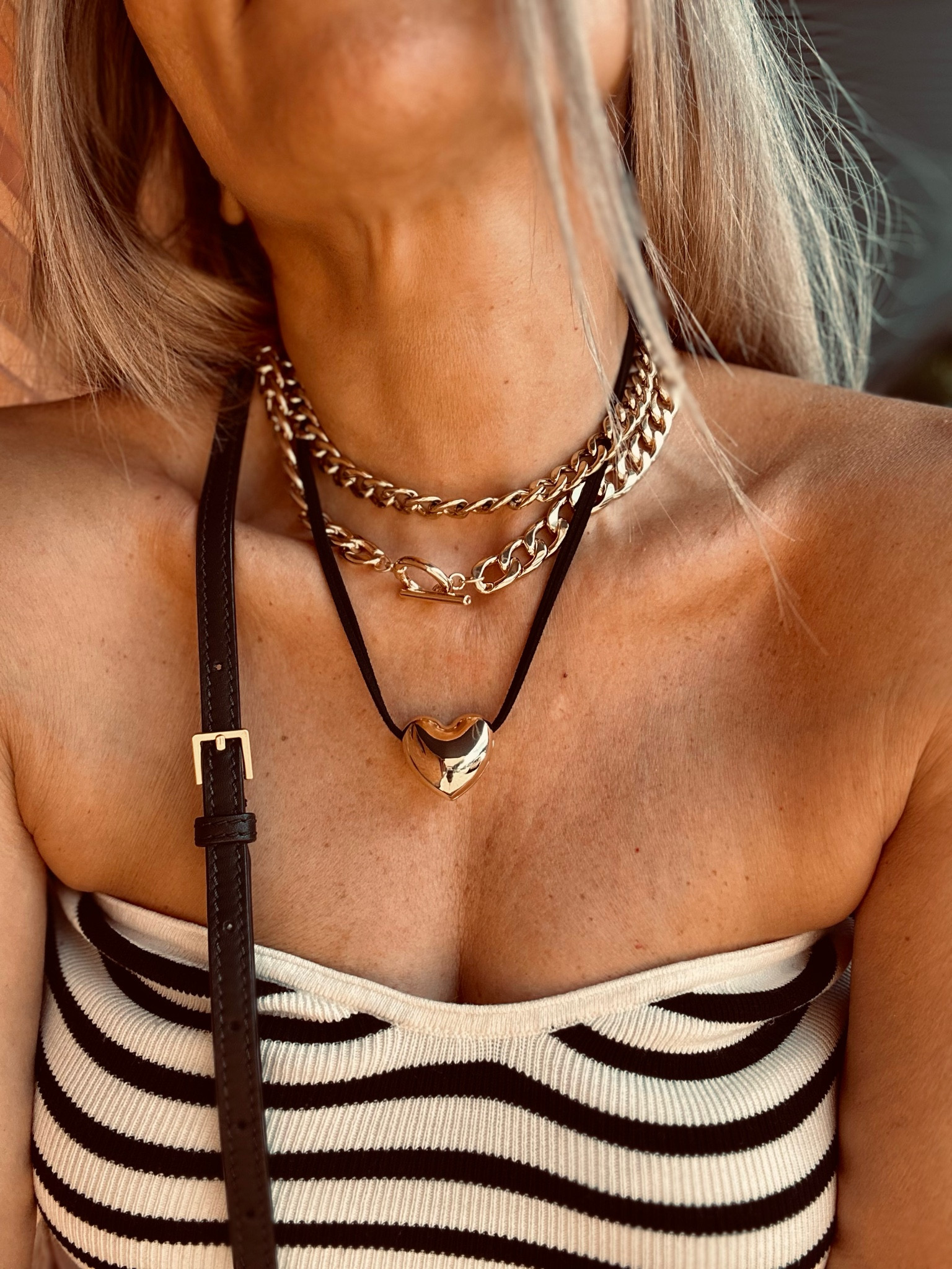 Can’t get enough of my favourite necklaces layered together 💛
Chain - Fossil
Fob Chain - House Of Harlow
Heart Necklace - House Of Harlow

#LTKaustralia #LTKstyletip