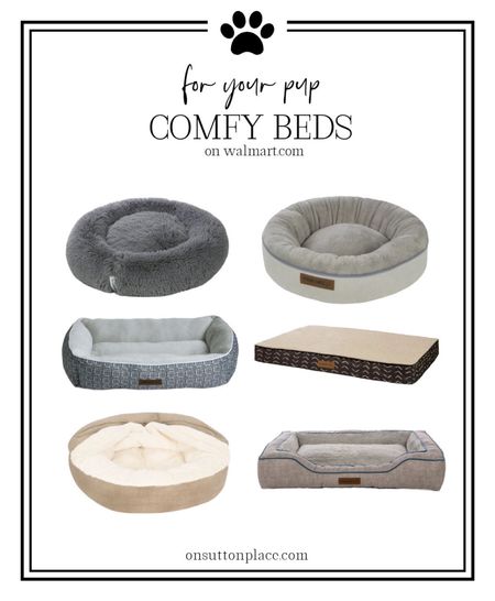 Help your pup nap in style with these comfy beds on walmart.com! #walmartpartner @walmart

#LTKfamily #LTKfindsunder50