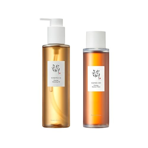 Beauty of Joseon Ginseng Cleansing Oil (210ml, 7.1 fl.oz) with Ginseng Essence Water (150ml, 5.07 fl.oz.), Korean Skincare | Amazon (US)