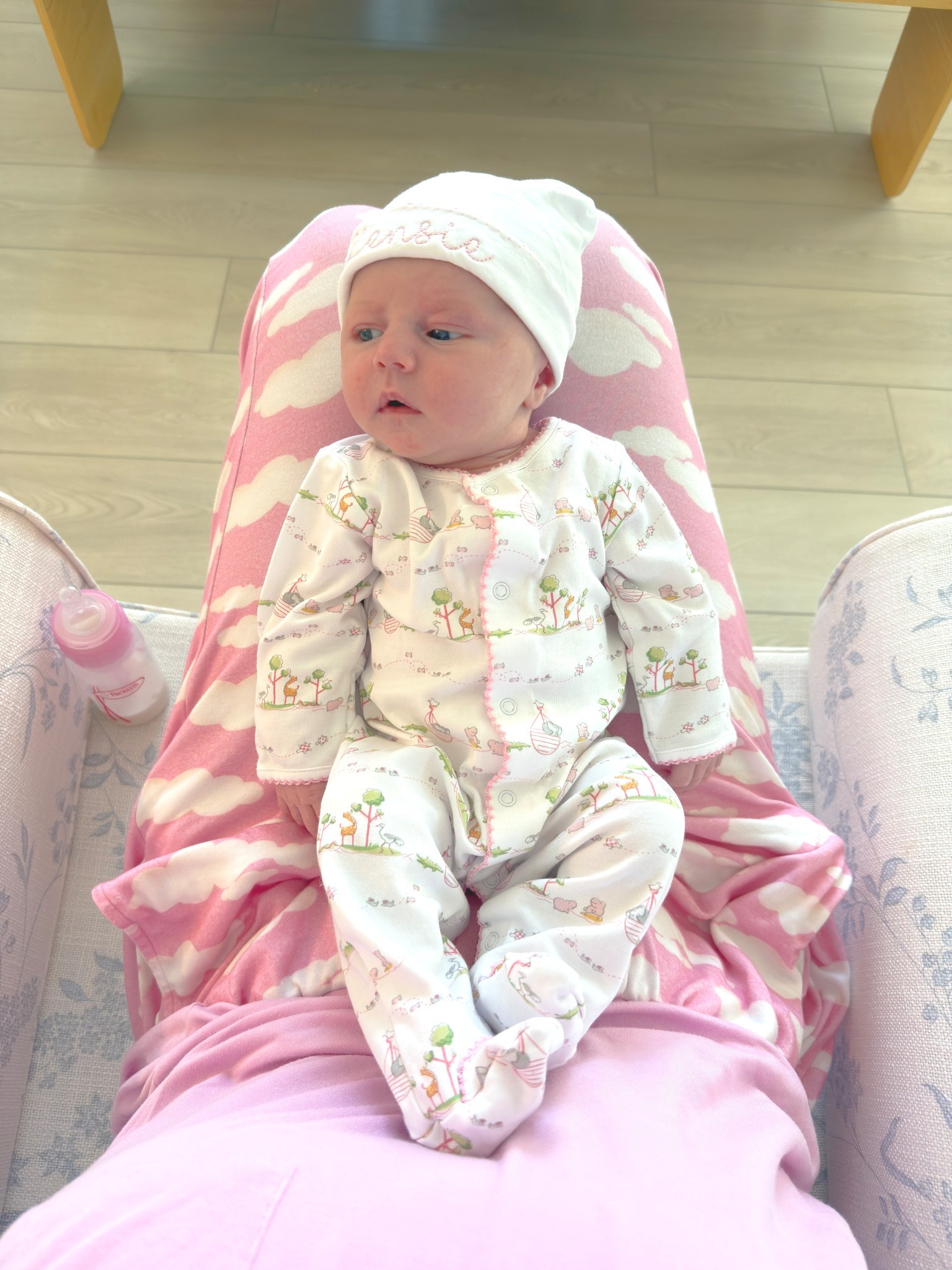 Sweetest little picot trim noah’s ark footie!
Kissy kissy
Cotton newborn outfit
Monogram hat
Coming home outfit
Amazon baby registry essentiall

#LTKFindsUnder50 #LTKFindsUnder100 #LTKBaby