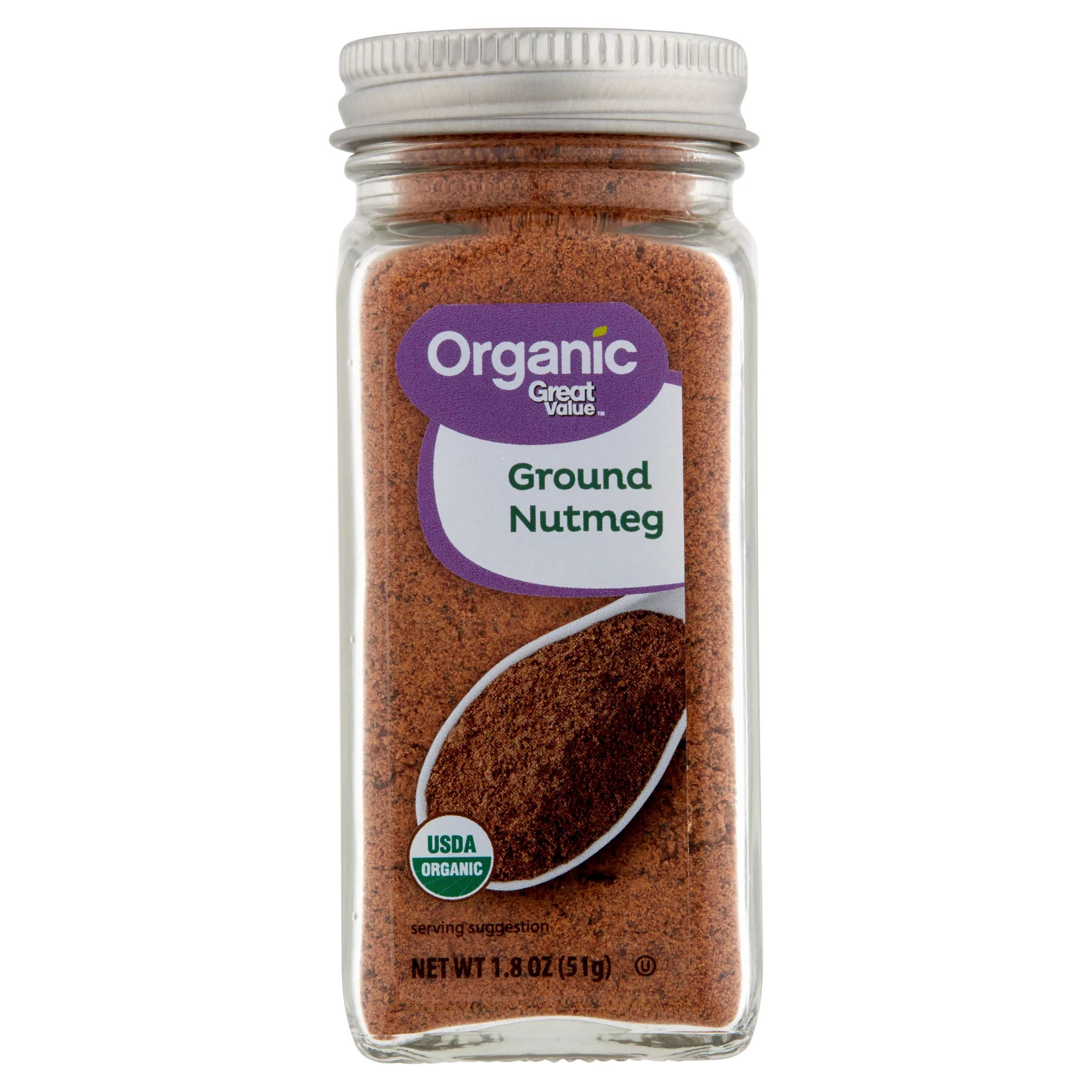 Great Value Organic Ground Nutmeg, 1.8 oz - Walmart.com | Walmart (US)