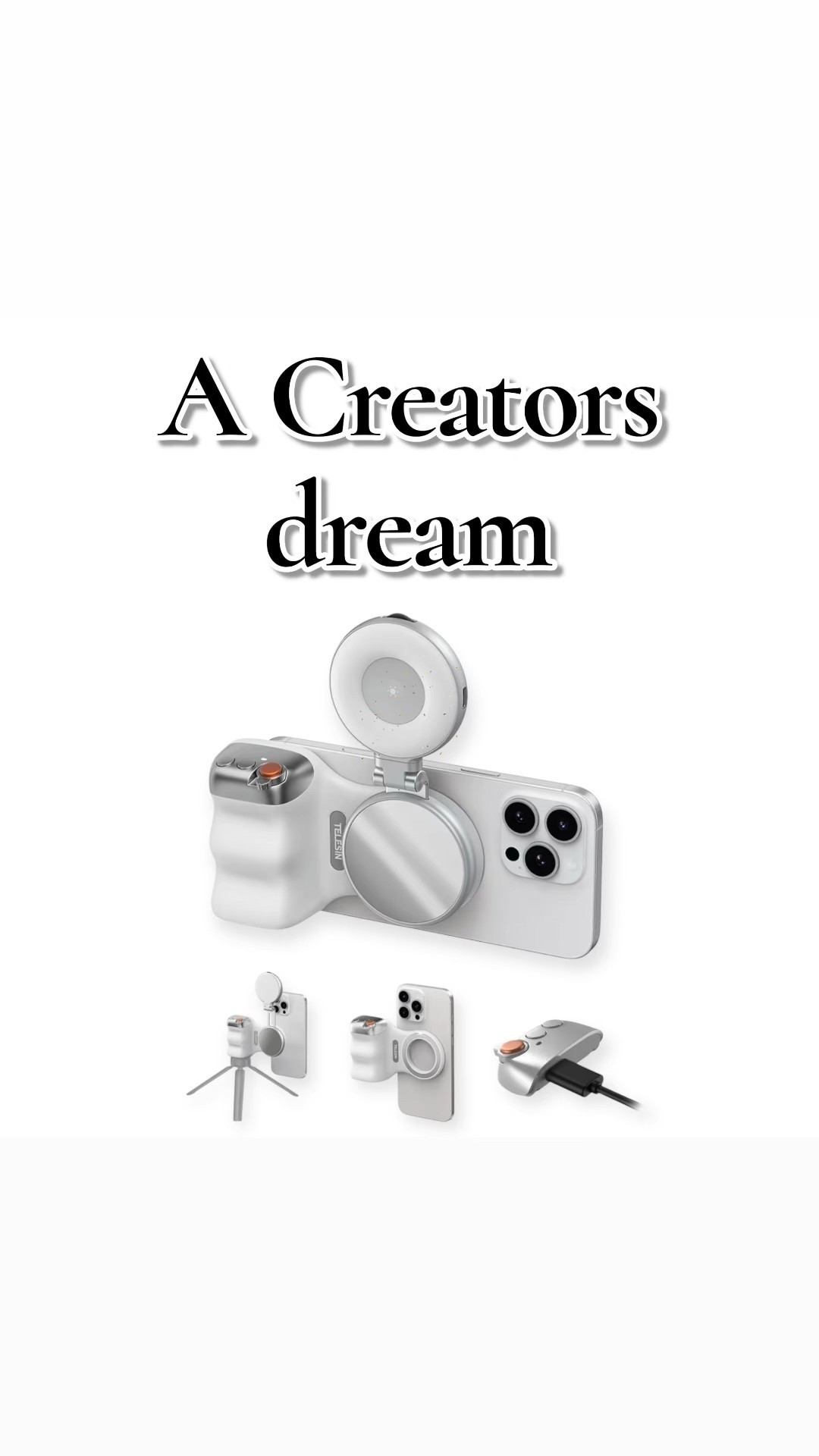 This camera accessory for your iPhone or Android is a creator’s dream come true 📸✨ Compact, Bluetooth-enabled, and includes a remote so capturing content, family moments, or everyday life is effortless. So many features to explore!

#LTKcreator
#LTKtech
#LTKfinds
#ContentCreatorTools
#CreatorMustHave
#iPhoneAccessories
#AndroidAccessories
#PhonePhotography
#MobileCreator
#TechFinds
#EverydayMoments
#MomLifeEssentials

#LTKholiday #LTKhome #LTKgiftguide