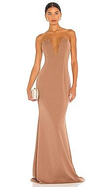 Katie May Crush Gown in Cocoa from Revolve.com | Revolve Clothing (Global)