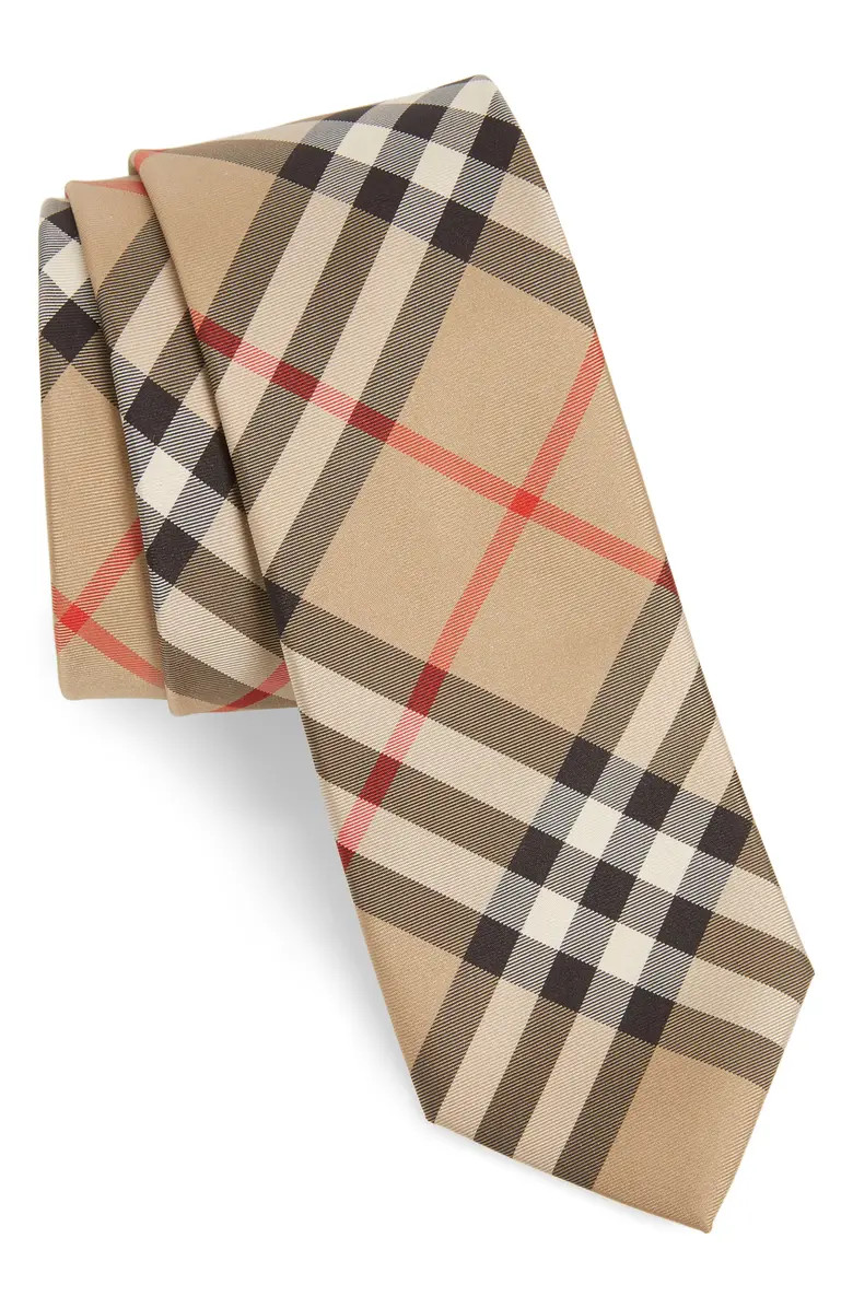 Burberry Manston Check Silk Tie | Nordstrom | Nordstrom