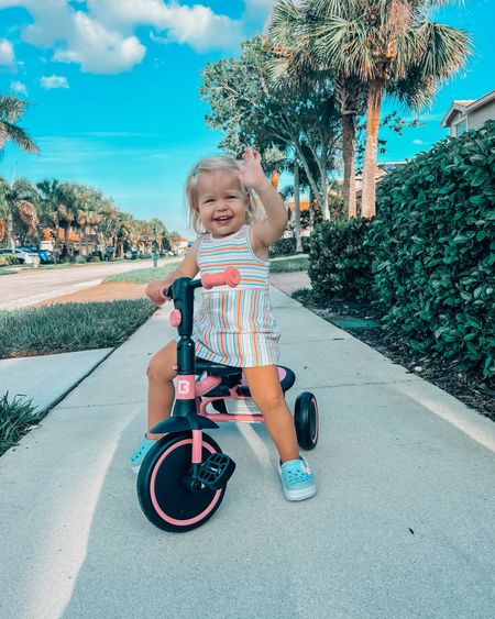 Mila is loving this toddler tricycle!!💕It is super easy to put together, has a little basket in the back for snacks and a drink! It folds up for easy on the go trips to the park!

Tricycle, bike, toddler toys, kid toys, outdoor toys, Amazon toy, toddler gift guide

#LTKkids #LTKsalealert #LTKfindsunder50
