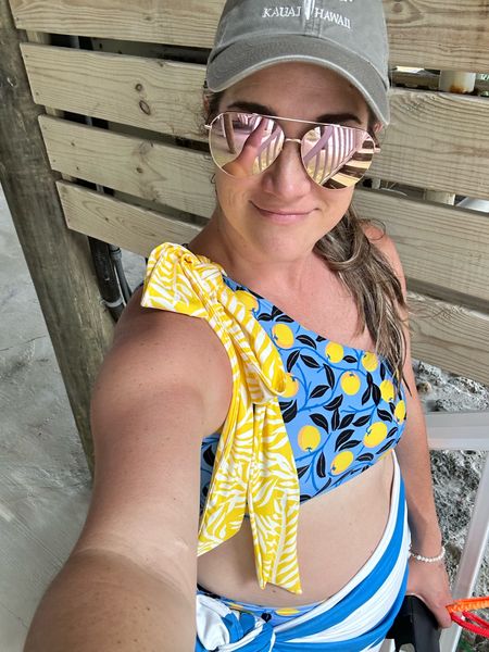 Couldn’t resist these lemons. My new favorite swimsuit 💕 And my quick dry, sand resistant towel that is easy to tie around the waist is a summer must have! 

#LTKSeasonal #LTKGiftGuide #LTKswim