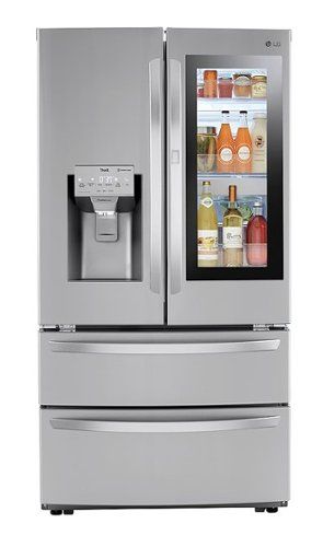 LG - 28 Cu. Ft. 4-Door French Door Smart Refrigerator with Dual Ice with Craft Ice and InstaView - S | Best Buy U.S.