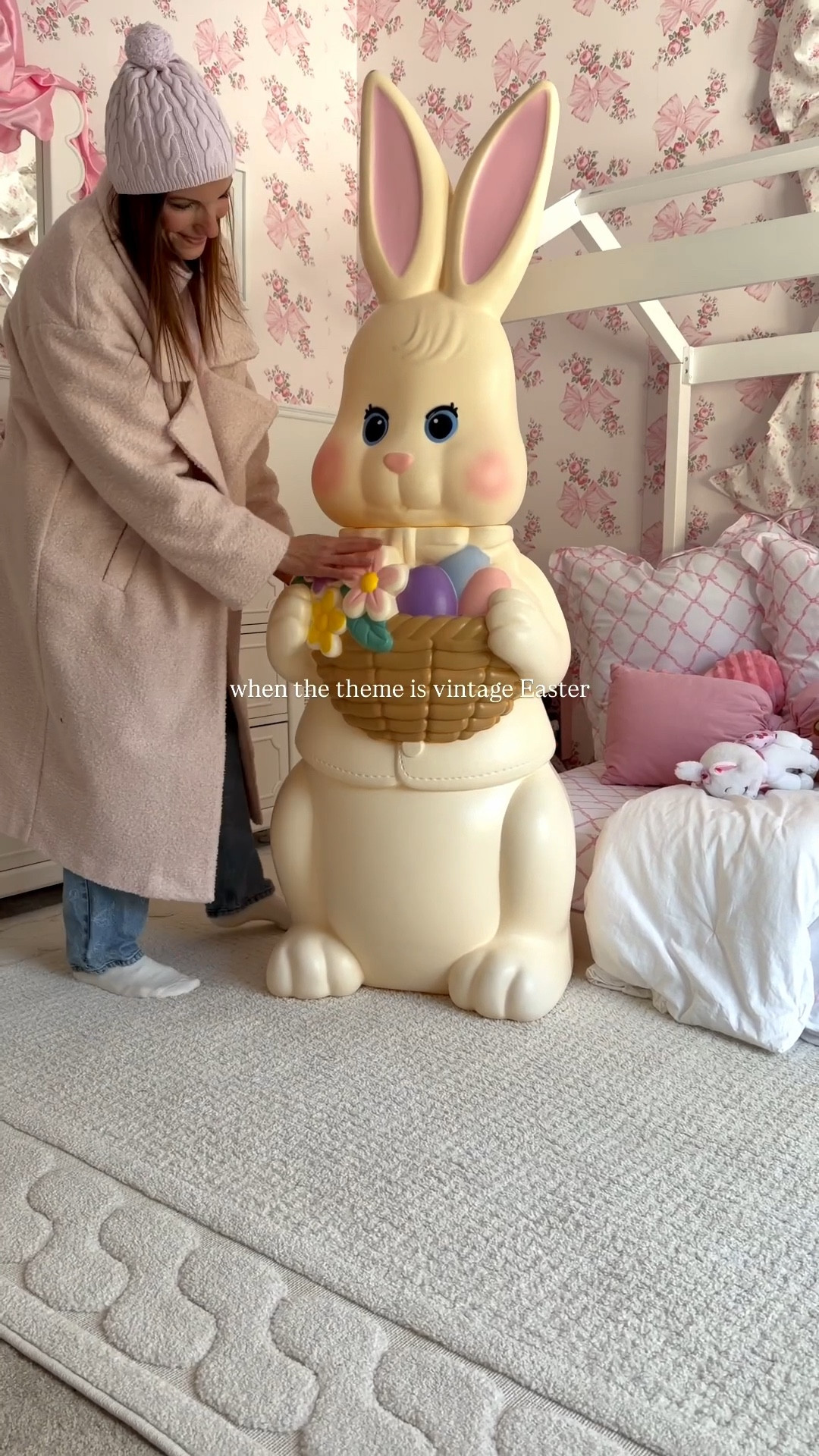 It’s back this year & giving Vintage Easter, I wanted her last year & waited and she never came back in stock.
•
Comment BUNNY to order yours today - trust me she is adorable & makes such a decor statement by herself. 


#easterinspiration #walmarteaster #walmartfinds #easterdecorations

#LTKSeasonal #LTKHome