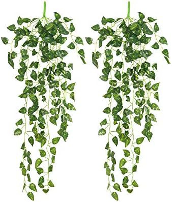 Yatim 90 cm Money Ivy Vine Artificial Plants Greeny Chain Wall Hanging Leaves for Home Room Garde... | Amazon (US)