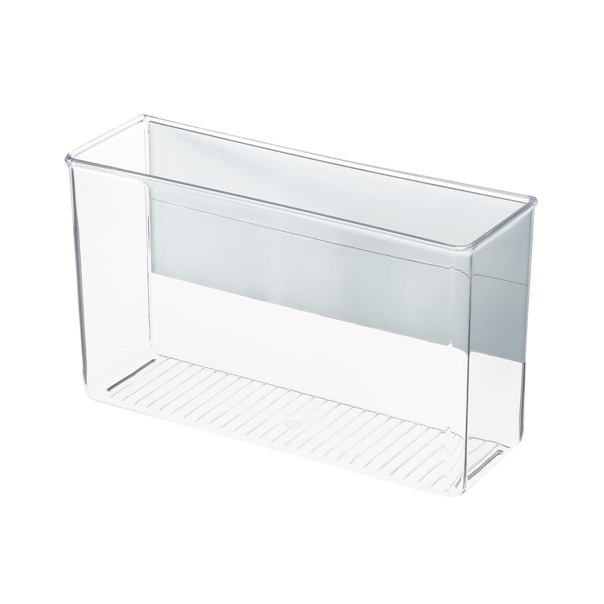 iDESIGN Large Magnetic Bin Clear | The Container Store