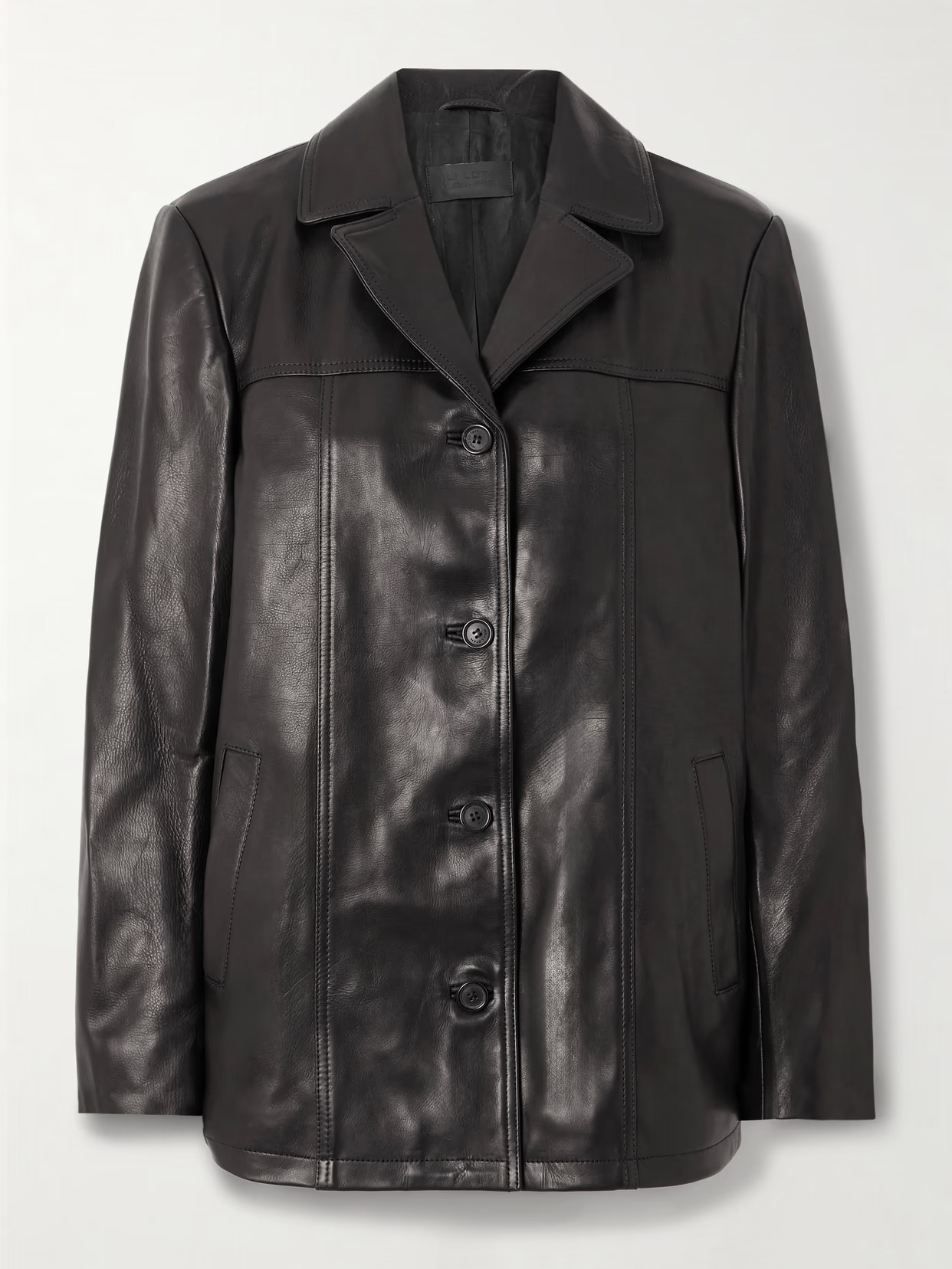 Nili Lotan - Brett Leather Jacket - Black | NET-A-PORTER (US)