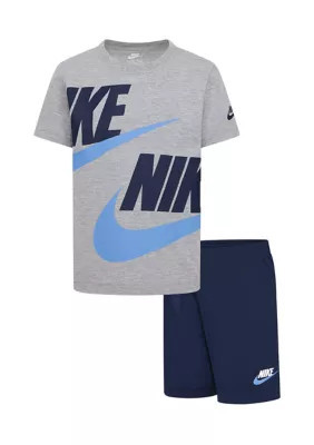 Nike Boys 4-7 Split Futura T-Shirt and Shorts Set, 6 | Belk