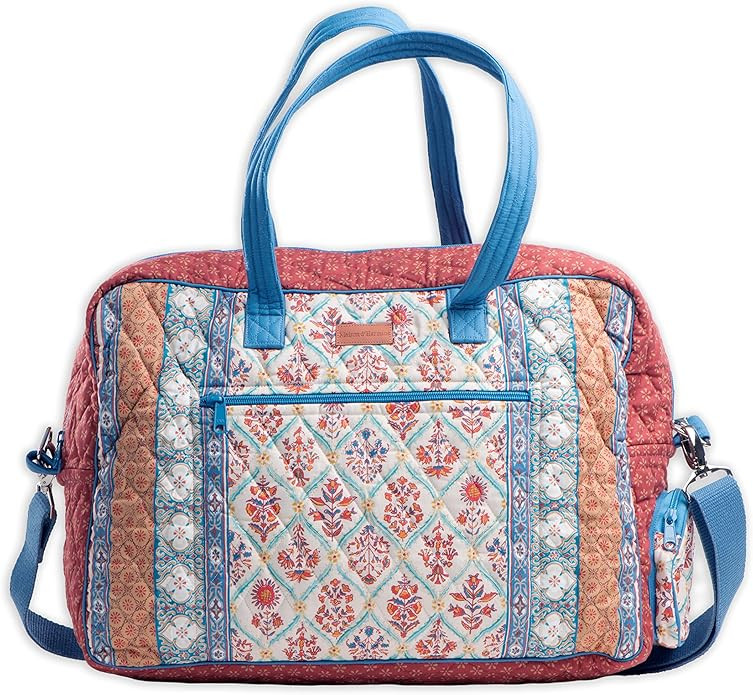 Maison d' Hermine Weekender Bags for Women Cotton Quilted Duffel Overnight Luggage Weekend Bag fo... | Amazon (US)