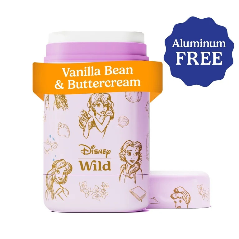 Wild Refillable Deodorant Starter Pack - Aluminum Free. Princess Case + Vanilla Bean & Buttercrea... | Walmart (US)