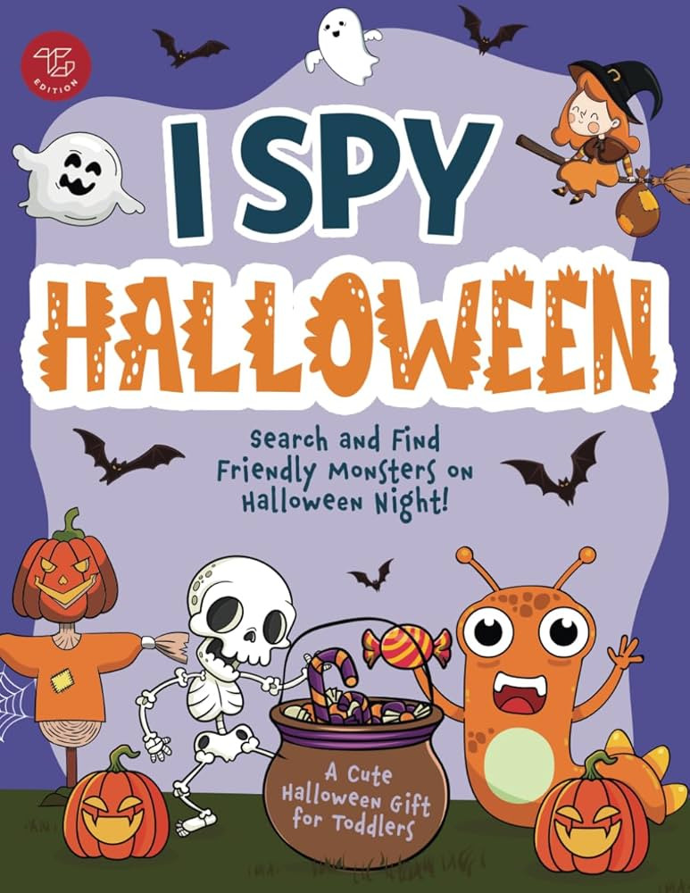 I Spy Halloween: Search and Find Friendly Monsters on Halloween Night! A Cute Halloween Gift for ... | Amazon (US)
