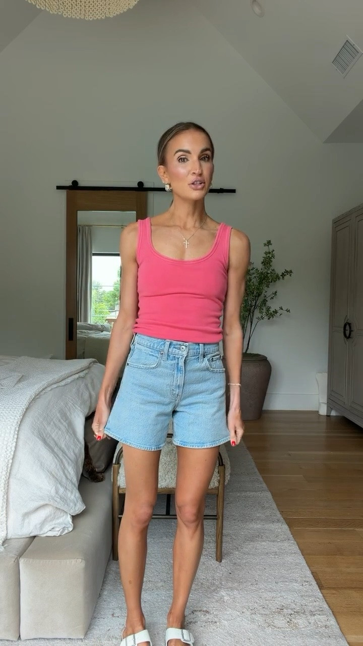 Some of my all time fave, most worn denim shorts are on SALE! 👏🏼👏🏼 run, don’t walk to add these to your summer wardrobe! 💗