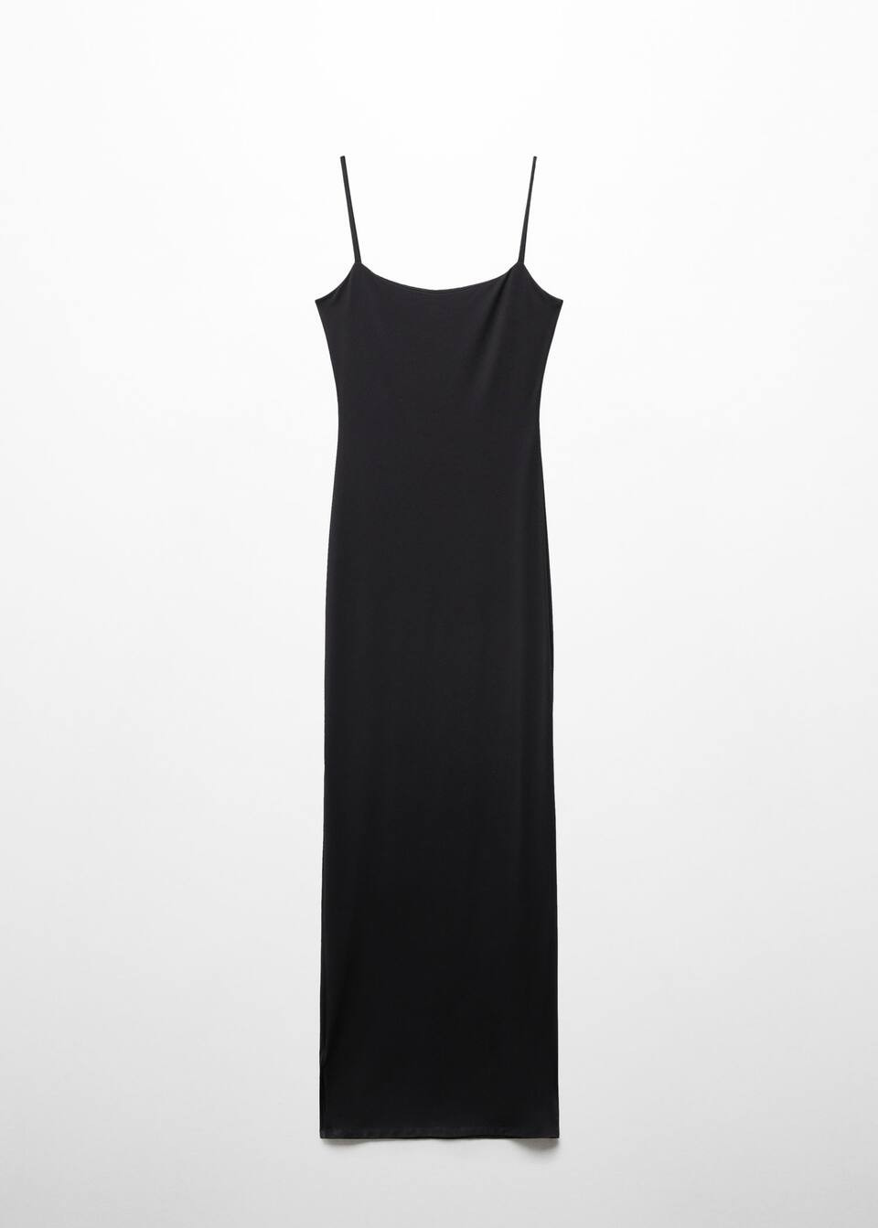 Long fitted dress -  Women | Mango USA | MANGO (US)