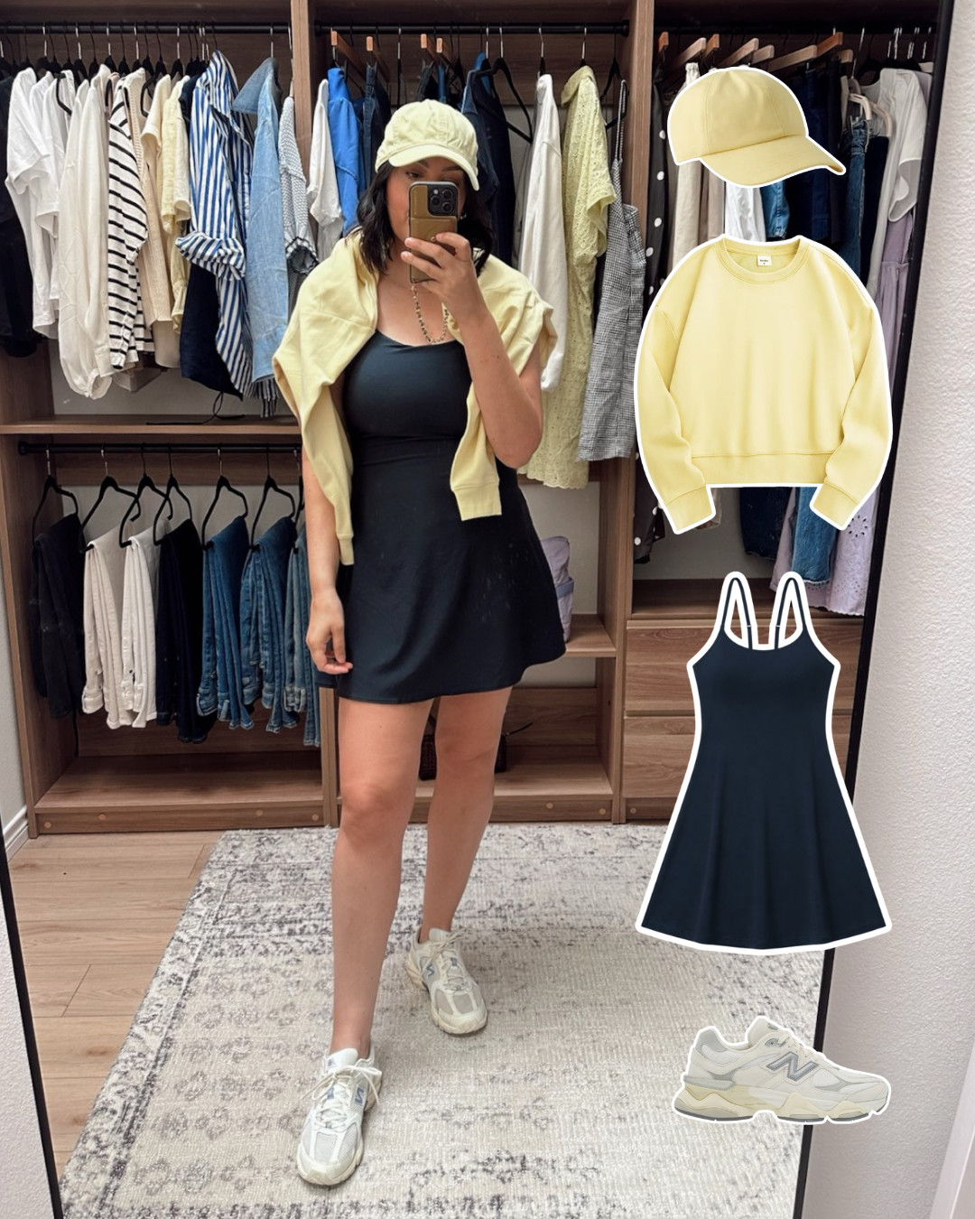 I (unintentionally) created a mini capsule wardrobe for my soccer mom outfits! These are also pieces I wear to the gym or just to go for a walk! Each piece runs true to size, I'm in the large of all the pieces.  

 