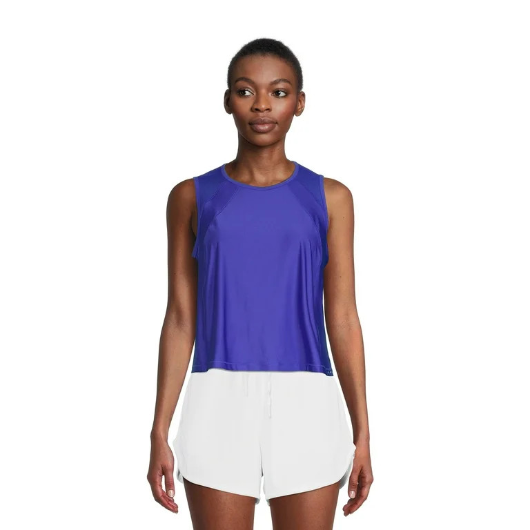 Avia Women's Cutout Back Cropped Tank Top | Walmart (US)