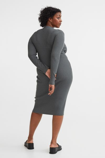 Rib-knit dress | H&M (UK, MY, IN, SG, PH, TW, HK)