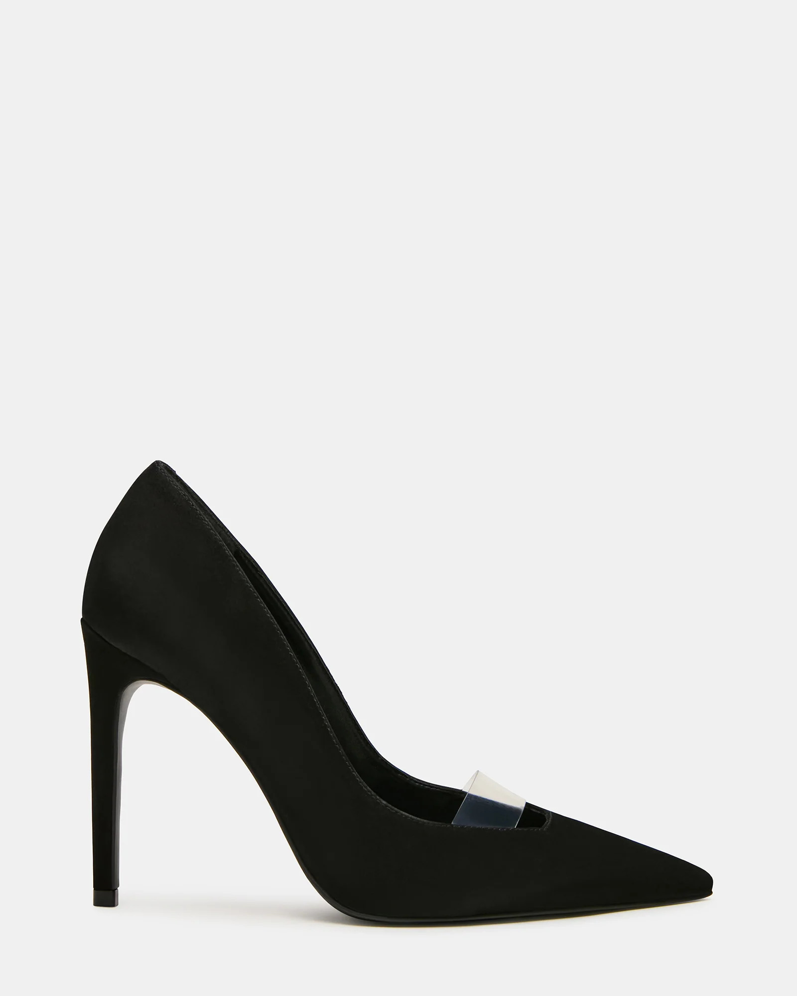 Steve Madden Women's Silvana Pointed Toe Heels - Black Nubuck - Size 7 - Leather | Steve Madden (US)