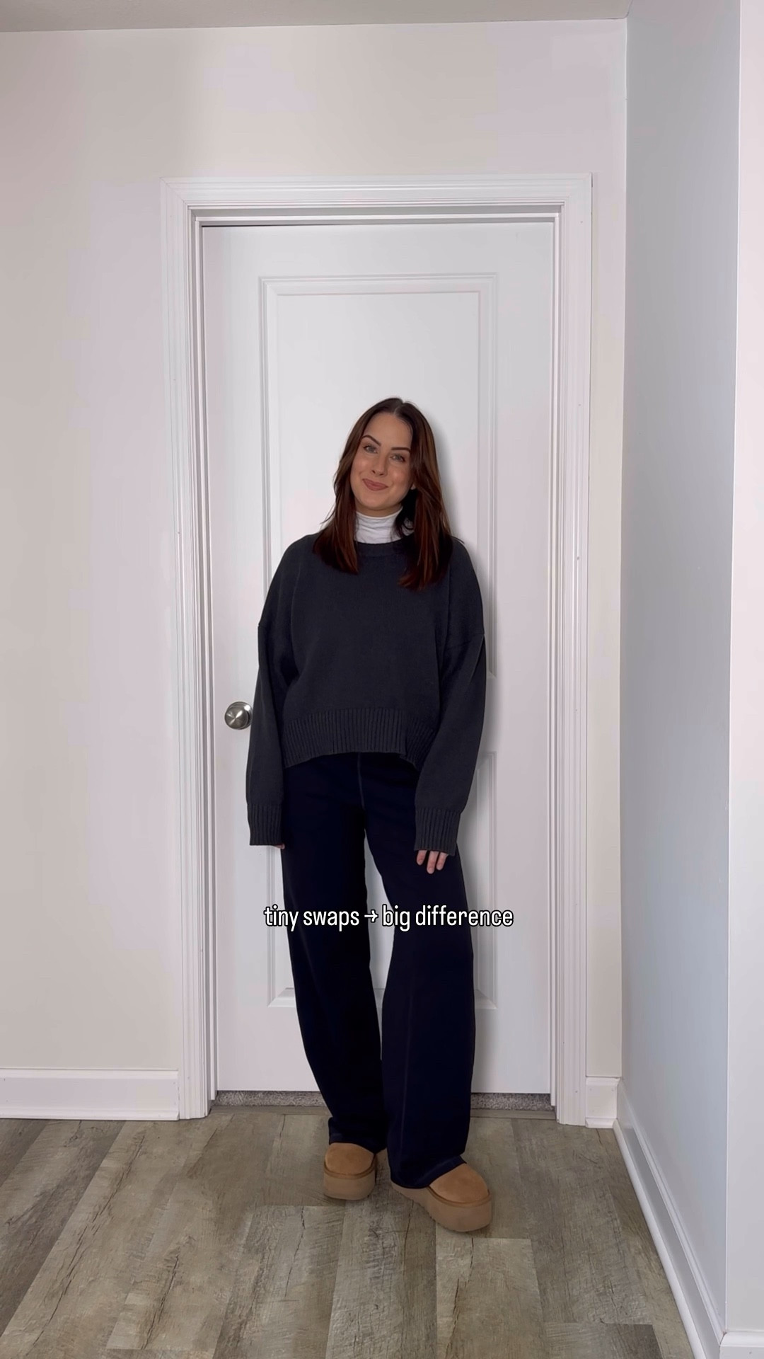 Super easy way to update my standard millennial mom uniform! Just as comfy but a bit more updated and intentional! Turtleneck and wide leg athletic pants are Amazon finds! 

#LTKSeasonal #LTKPetite #LTKmomlife