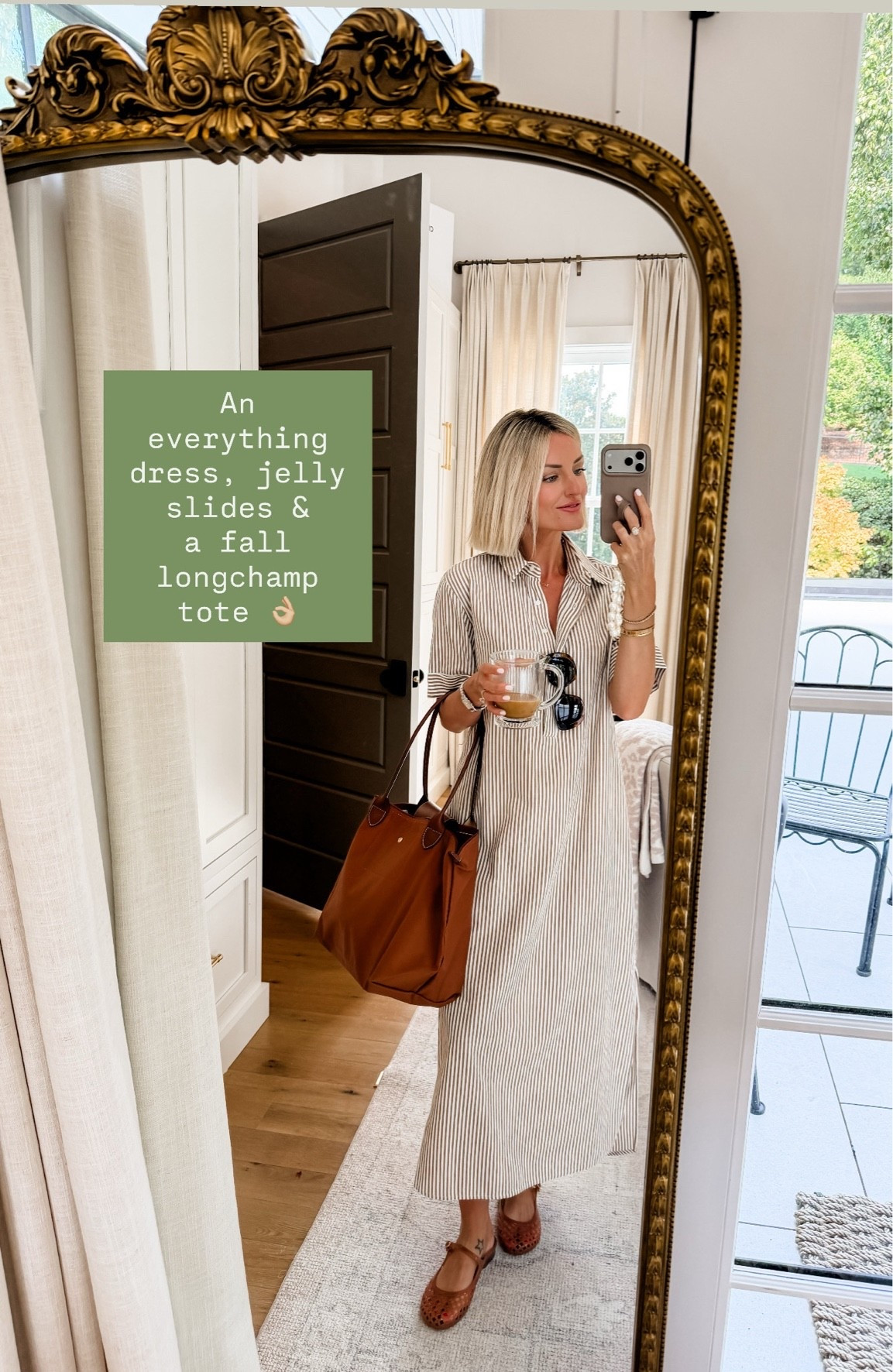 Such an easy throw & go look you can style all season long! This look would be perfect for teacher workwear! Wearing XS.

Loverly Grey, fall fashion, fall outfit ideas, striped maxi dress, jelly slides, teacher workwear

#LTKootd #LTKSeasonal #LTKWorkwear