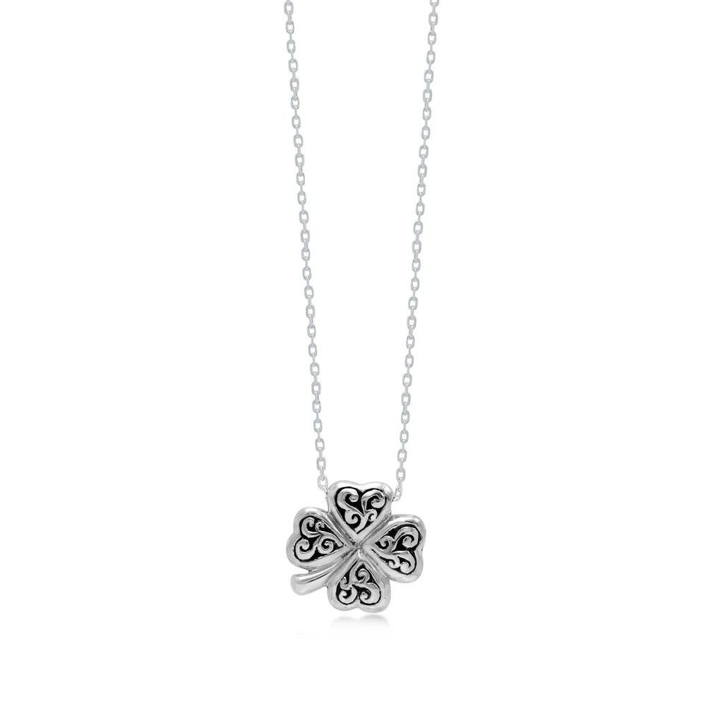Delicate Clover Leaf Pendant Necklace | Lois Hill Designs LLC