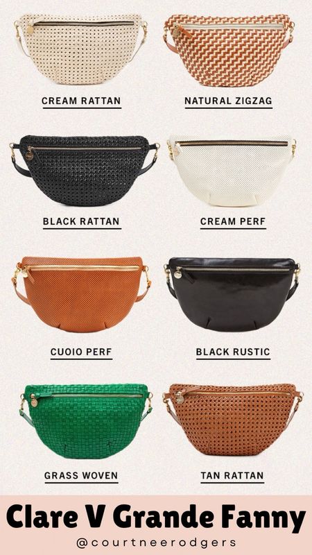 Clare V Grande Fanny 🩷 My favorite belt bag! I have the tan rattan and black rattan and a pink rattan that’s no longer available!

Belt Bags, Handbags, Clare V 

#LTKStyleTip #LTKFindsUnder100 #LTKSaleAlert