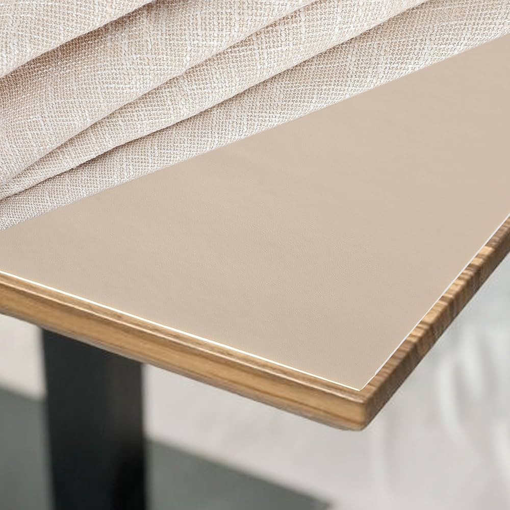 Table Protector Heavy Duty Heat Resistant Kitchen dining room Grey & Black & Brown & Beige (Beige... | Amazon (UK)