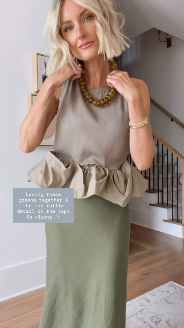 I love how this look turned out! It's so elevated and classy! It's perfect a nicer event for pre fall! Wearing XS!

Loverly Grey, Anthropologie, pre fall outfit, maxi skirt, statement top, date night, fall event

#LTKSeasonal