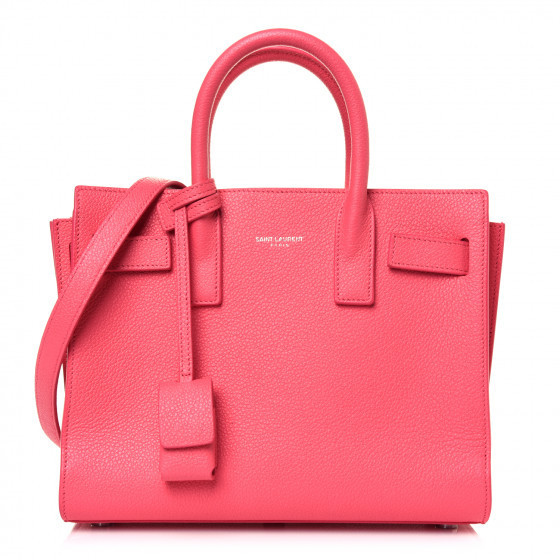 SAINT LAURENT

Grained Calfskin Nano Sac De Jour Coral | Fashionphile
