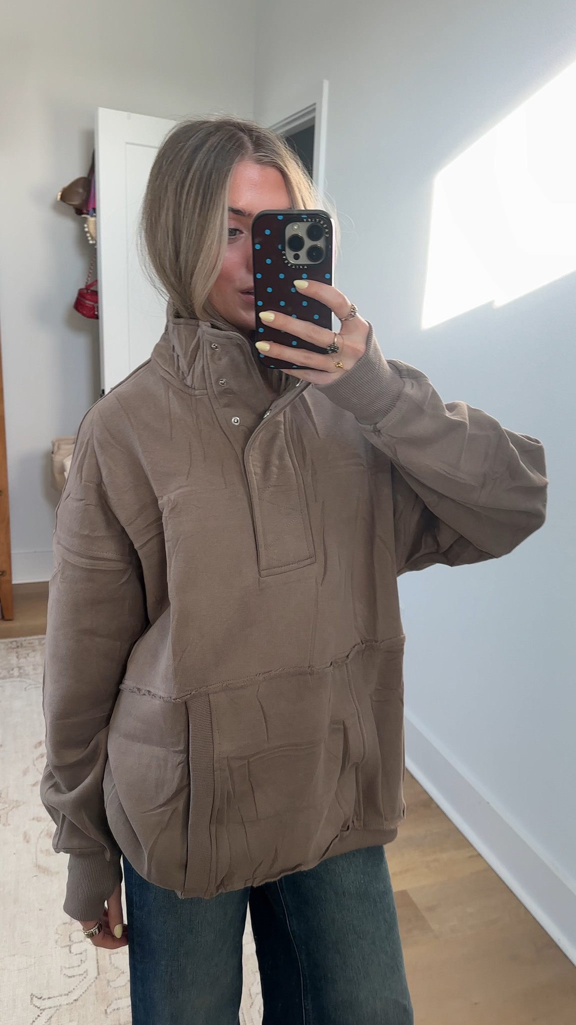 Amazon size small Gacaky Sweatshirts for Women Oversized Fleece Henley Neck Pullover Tops Fashion Clothes with Pockets Thumb Holes

#freepeople #lookforless #affordablefashion #budgetfriendly #budgetfashion #freepeopleinspired #freepeopledupes #amazon #amzonfinds #amazonmusthaves #amazonvirtualtryon #amazonfavorites #amazonfashion #founditonamazon #founditonamazonfashion amazon haul, amazon clothing haul, affordable fashion, clothing haul, fall clothing haul, fall fashion, fall trends, winter clothing haul, amazon fashion, amazon finds, amazon fashion 2026. 

#LTKSeasonal #LTKSaleAlert #LTKootd