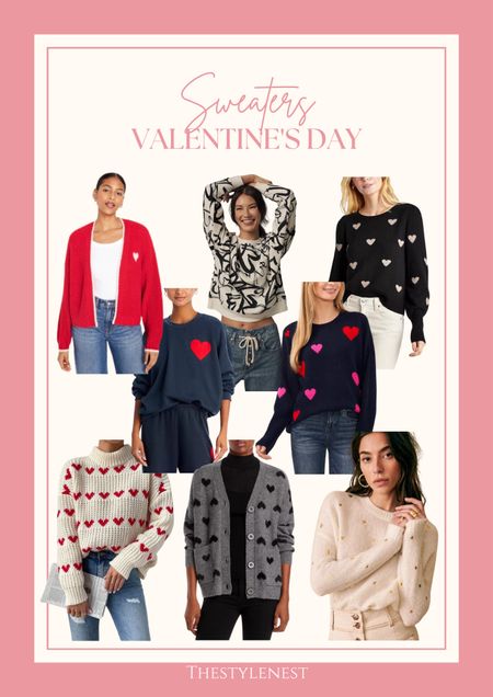 Valentines Day Sweaters #valentinesday #valentines #heartsweaters 

#LTKfindsunder100 #LTKstyletip #LTKSeasonal