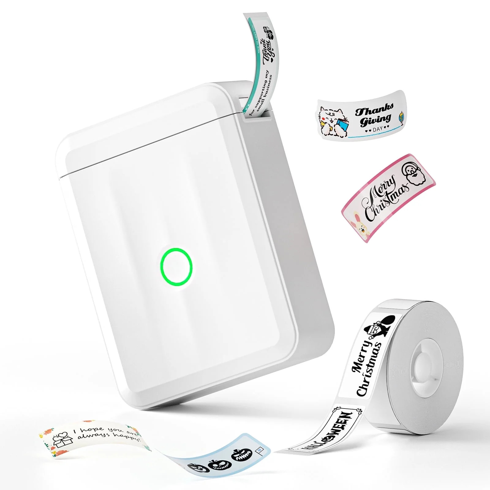 NIIMBOT Upgraded D110 Mini Portable Label Printer Inkless Labeler Sticker Bluetooth Rechargeable ... | Walmart (US)