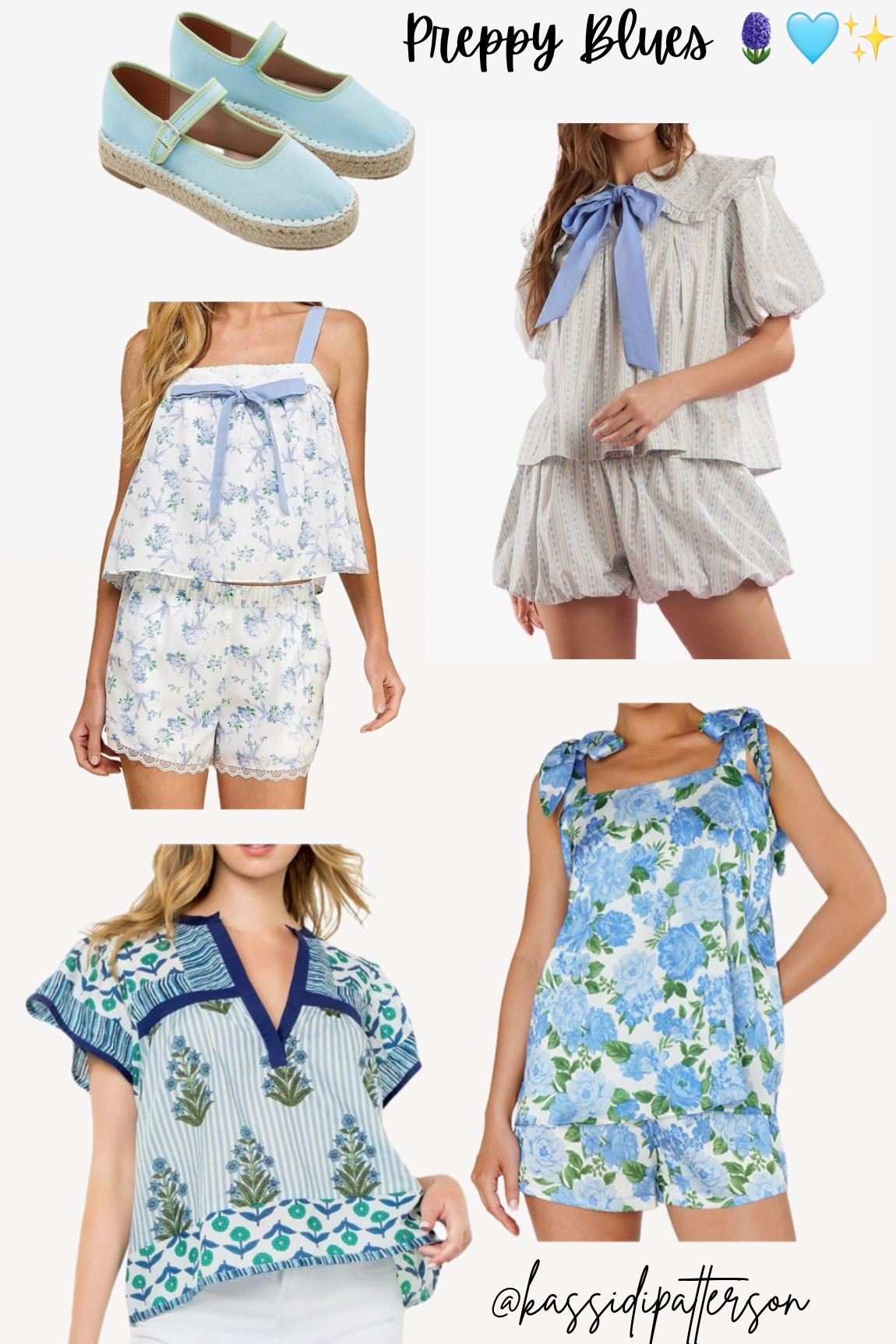 Preppy style. Grand millennial style. Preppy blues 🩵

#LTKfindsunder100